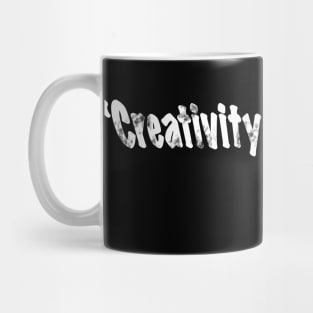 ‘Creativity is intelligence having fun’ quote Mug